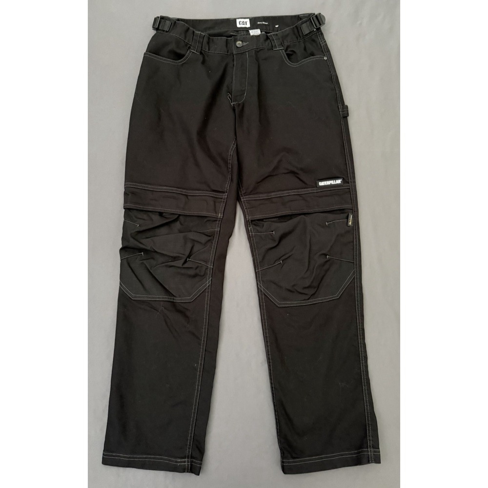 Caterpillar H2O Defender Trousers Work Pants Womens Size 10 Black Canvas Utility